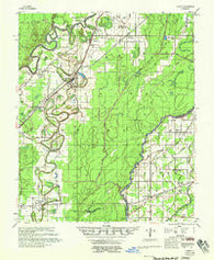 Bonita Louisiana Historical topographic map, 1:62500 scale, 15 X 15 Minute, Year 1958