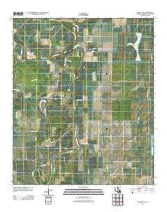 Bonita SW Louisiana Historical topographic map, 1:24000 scale, 7.5 X 7.5 Minute, Year 2012