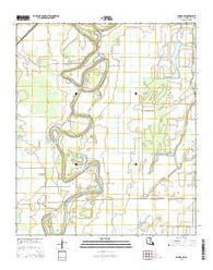 Bonita SW Louisiana Current topographic map, 1:24000 scale, 7.5 X 7.5 Minute, Year 2015