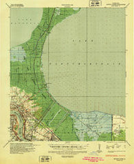 Bonnet Carre Louisiana Historical topographic map, 1:62500 scale, 15 X 15 Minute, Year 1936