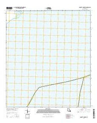 Bonnett Carre NE Louisiana Current topographic map, 1:24000 scale, 7.5 X 7.5 Minute, Year 2015