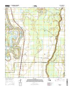 Bosco Louisiana Current topographic map, 1:24000 scale, 7.5 X 7.5 Minute, Year 2015
