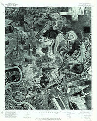 Bossier City Louisiana Historical topographic map, 1:24000 scale, 7.5 X 7.5 Minute, Year 1975