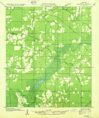 Bossier NE Louisiana Historical topographic map, 1:31680 scale, 7.5 X 7.5 Minute, Year 1932