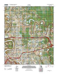 Bossier City Louisiana Historical topographic map, 1:24000 scale, 7.5 X 7.5 Minute, Year 2012