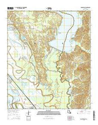Bossier Point Louisiana Current topographic map, 1:24000 scale, 7.5 X 7.5 Minute, Year 2015