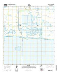 Boudreaux Lake Louisiana Current topographic map, 1:24000 scale, 7.5 X 7.5 Minute, Year 2015