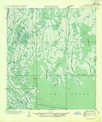 Bourbeux Louisiana Historical topographic map, 1:31680 scale, 7.5 X 7.5 Minute, Year 1935