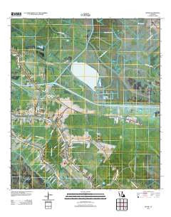 Bourg Louisiana Historical topographic map, 1:24000 scale, 7.5 X 7.5 Minute, Year 2012