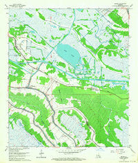 Bourg Louisiana Historical topographic map, 1:24000 scale, 7.5 X 7.5 Minute, Year 1963
