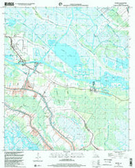 Bourg Louisiana Historical topographic map, 1:24000 scale, 7.5 X 7.5 Minute, Year 1998