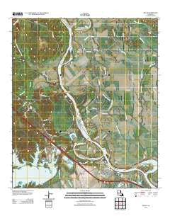Boyce Louisiana Historical topographic map, 1:24000 scale, 7.5 X 7.5 Minute, Year 2012