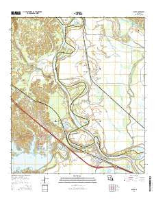 Boyce Louisiana Current topographic map, 1:24000 scale, 7.5 X 7.5 Minute, Year 2015