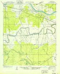 Boyce SE Louisiana Historical topographic map, 1:31680 scale, 7.5 X 7.5 Minute, Year 1949