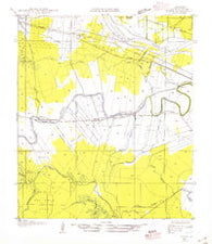 Boyce SE Louisiana Historical topographic map, 1:31680 scale, 7.5 X 7.5 Minute, Year 1945