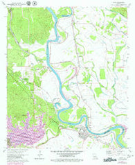 Boyce Louisiana Historical topographic map, 1:24000 scale, 7.5 X 7.5 Minute, Year 1971