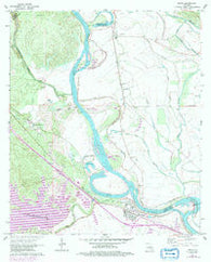 Boyce Louisiana Historical topographic map, 1:24000 scale, 7.5 X 7.5 Minute, Year 1971