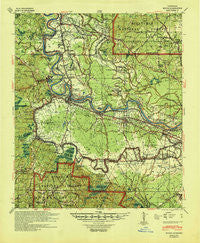 Boyce Louisiana Historical topographic map, 1:62500 scale, 15 X 15 Minute, Year 1941