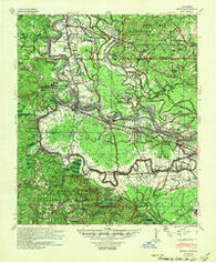 Boyce Louisiana Historical topographic map, 1:62500 scale, 15 X 15 Minute, Year 1941