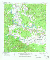 Boyce Louisiana Historical topographic map, 1:62500 scale, 15 X 15 Minute, Year 1956
