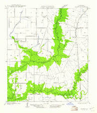 Branch Louisiana Historical topographic map, 1:31680 scale, 7.5 X 7.5 Minute, Year 1935