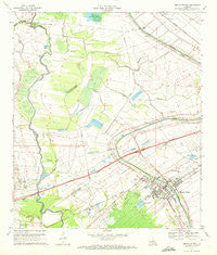 Breaux Bridge Louisiana Historical topographic map, 1:24000 scale, 7.5 X 7.5 Minute, Year 1970