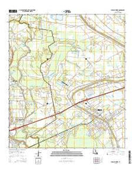 Breaux Bridge Louisiana Current topographic map, 1:24000 scale, 7.5 X 7.5 Minute, Year 2015