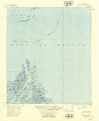 Breton Island Louisiana Historical topographic map, 1:62500 scale, 15 X 15 Minute, Year 1953