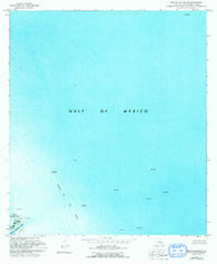 Breton Islands SE Louisiana Historical topographic map, 1:24000 scale, 7.5 X 7.5 Minute, Year 1971