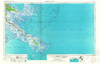Breton Sound Louisiana Historical topographic map, 1:250000 scale, 1 X 2 Degree, Year 1957