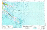 Breton Sound Louisiana Historical topographic map, 1:250000 scale, 1 X 2 Degree, Year 1957