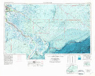 Breton Sound Louisiana Historical topographic map, 1:250000 scale, 1 X 2 Degree, Year 1957