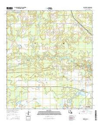 Brimstone Louisiana Current topographic map, 1:24000 scale, 7.5 X 7.5 Minute, Year 2015