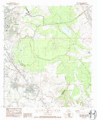 Broussard Louisiana Historical topographic map, 1:24000 scale, 7.5 X 7.5 Minute, Year 1983