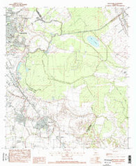 Broussard Louisiana Historical topographic map, 1:24000 scale, 7.5 X 7.5 Minute, Year 1983