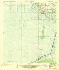Browns Lake Louisiana Historical topographic map, 1:31680 scale, 7.5 X 7.5 Minute, Year 1935