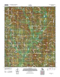 Bryceland Louisiana Historical topographic map, 1:24000 scale, 7.5 X 7.5 Minute, Year 2012