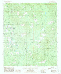 Bryceland Louisiana Historical topographic map, 1:24000 scale, 7.5 X 7.5 Minute, Year 1986