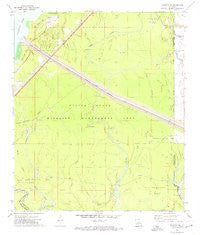 Buckeye NE Louisiana Historical topographic map, 1:24000 scale, 7.5 X 7.5 Minute, Year 1972