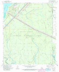 Buckeye NE Louisiana Historical topographic map, 1:24000 scale, 7.5 X 7.5 Minute, Year 1972