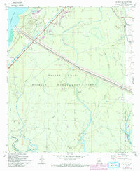 Buckeye NE Louisiana Historical topographic map, 1:24000 scale, 7.5 X 7.5 Minute, Year 1972