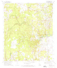 Buckeye Louisiana Historical topographic map, 1:24000 scale, 7.5 X 7.5 Minute, Year 1972