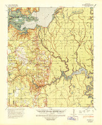 Buckeye Louisiana Historical topographic map, 1:62500 scale, 15 X 15 Minute, Year 1941