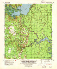 Buckeye Louisiana Historical topographic map, 1:62500 scale, 15 X 15 Minute, Year 1941