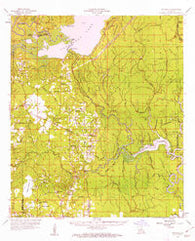 Buckeye Louisiana Historical topographic map, 1:62500 scale, 15 X 15 Minute, Year 1959