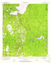 Buckeye Louisiana Historical topographic map, 1:62500 scale, 15 X 15 Minute, Year 1959