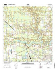 Buhler Louisiana Current topographic map, 1:24000 scale, 7.5 X 7.5 Minute, Year 2015