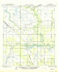 Buhler Louisiana Historical topographic map, 1:31680 scale, 7.5 X 7.5 Minute, Year 1935