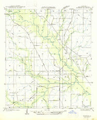 Bundick Louisiana Historical topographic map, 1:31680 scale, 7.5 X 7.5 Minute, Year 1947