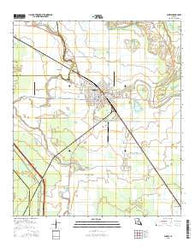 Bunkie Louisiana Current topographic map, 1:24000 scale, 7.5 X 7.5 Minute, Year 2015